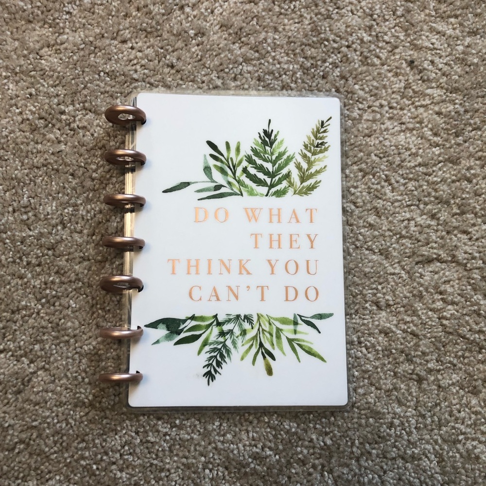The Happy Planner removable planner cover w rings